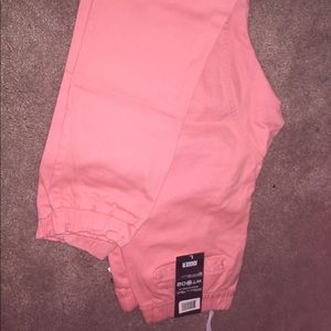 Pink joggers